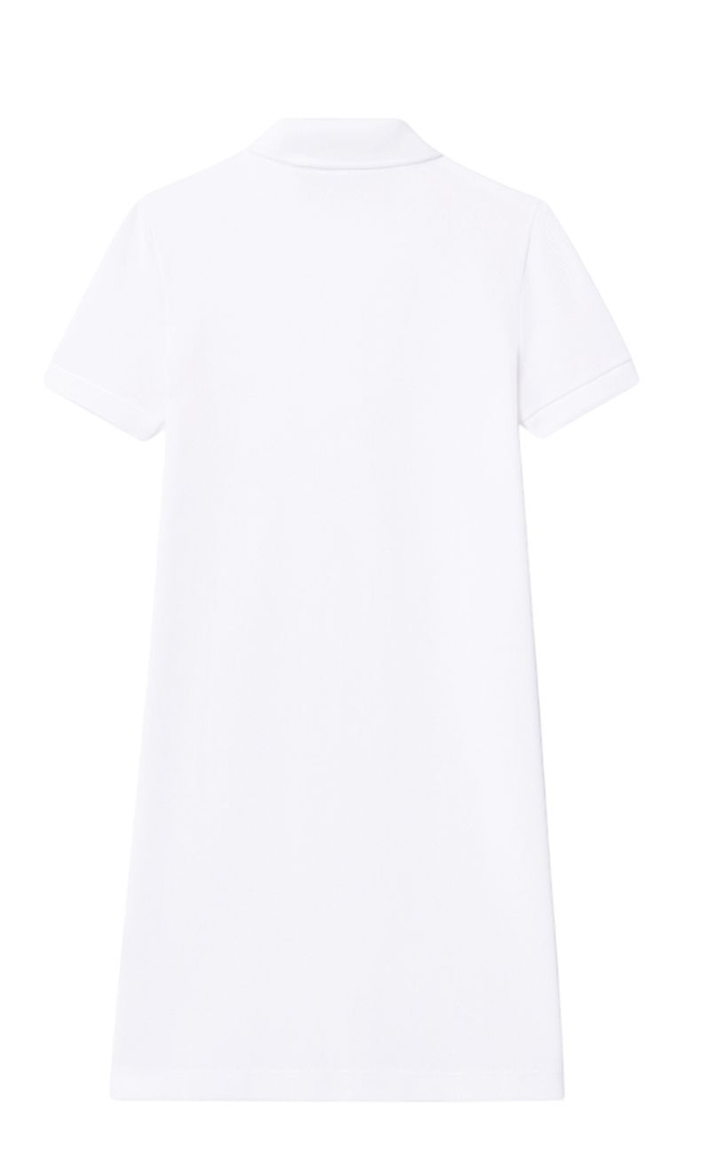 Платье для девочки теннисное Lacoste Pique Polo Dress - белый