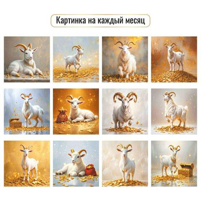 Календарь на скрепке 230х230 2027 "Символ года" 10097 (Квадра)