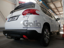 Фаркоп оцинкованный Galia P045C для Peugeot 2008 2013-(паспорт и сертификат в комплекте)(без электрики)