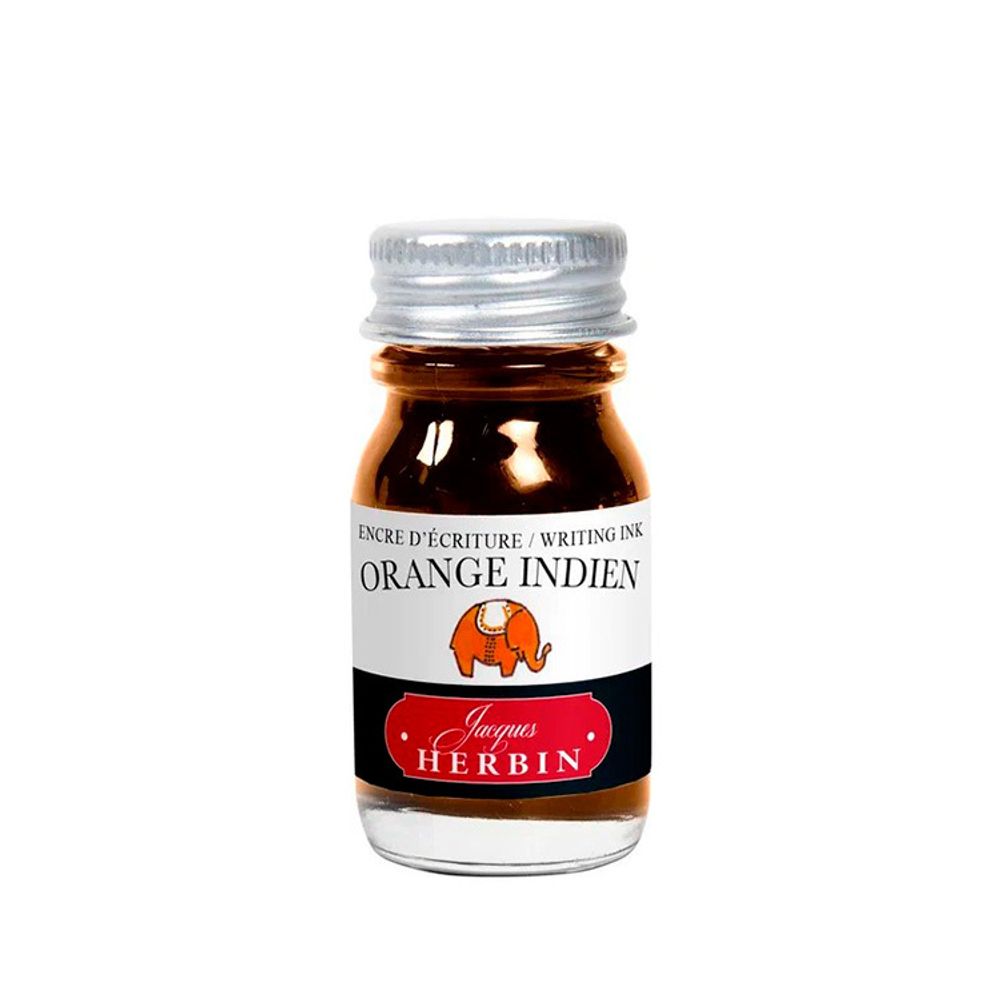 Чернила во флаконе Herbin 10 мл Orange indien оранжевые (11557T)