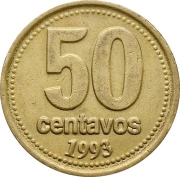50 сентаво 1993 Аргентина