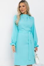 Платье Яркий акцент (голубое) П12963-36М LT Collection
