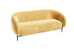 Belt Диван двухместный BLT-2 Kardif 14/Металл Черный 1560*850*730