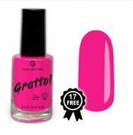 05 GPHF Лак для ногтей Grattol 9мл Hot Pink