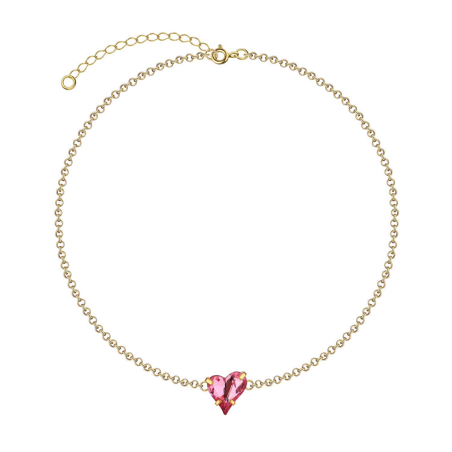 Колье Sweetheart Necklace - Pink