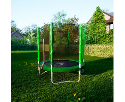 Батут DFC Trampoline Fitness с сеткой 6ft Светло-зелёный