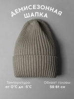 Шапка вязаная женская на осень