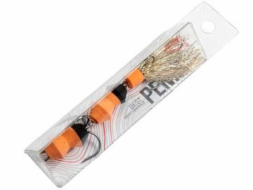 Приманка джиг. LJ PENNON TIPSYWORM оранж./черн. в блистере
