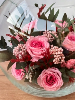 натуральные пионы в стекле, вакуум*