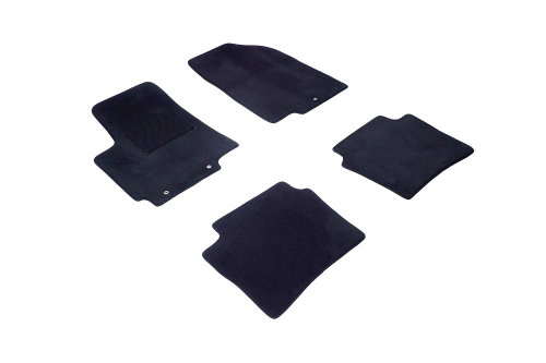 Ворсовые коврики LUX для Hyundai Solaris 2010-2017, Seintex.82772