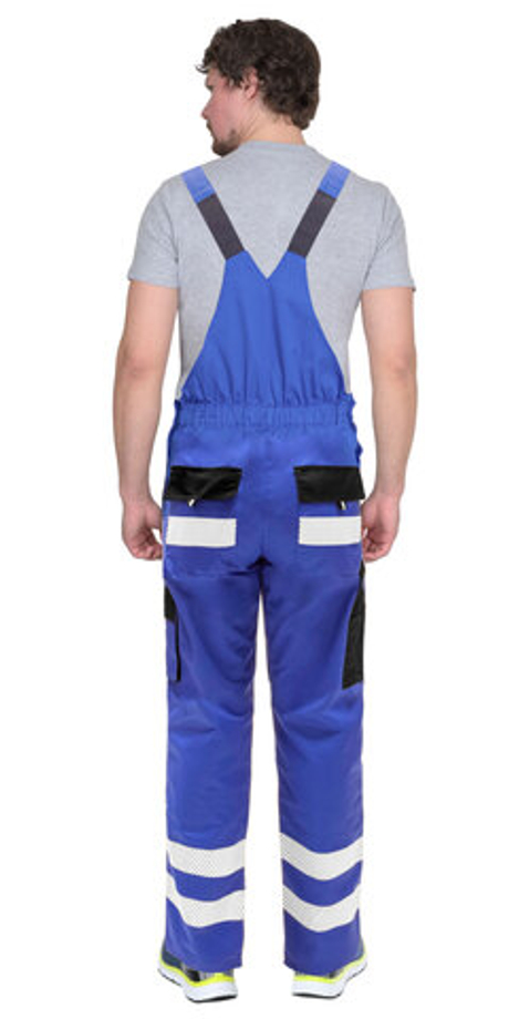 Полукомбинезон "ТРЭКС" васильковый с черным, СОП (ЧЗ)