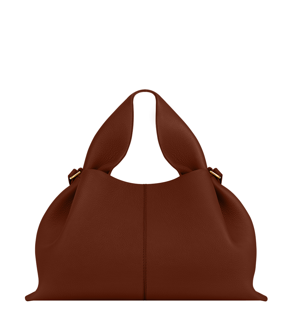 Сумка Polene Numero Neuf EDITION TEXTURED COGNAC