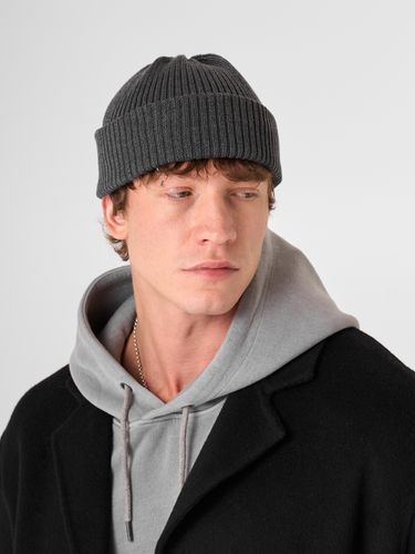 Хлопковая шапка в цвете графит