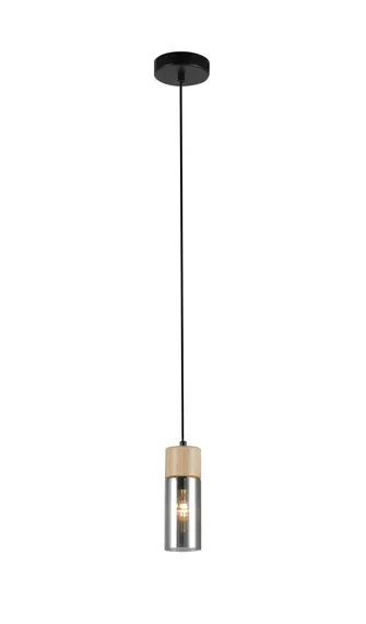 74803/1P BLACK+WOOD (1/5) Подвесной светильник RL