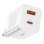 Зарядное устройство Baseus Super Si Pro Quick Charger C+U 30W - White