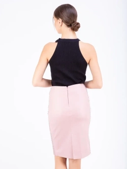 Юбка женская кожаная, юбка из экокожи