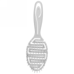 Расчёска массажная «Сosmo style», для бережного расчёсывания мокрых волос, цвет белый, розовый и голубой, 21,8*6,8см