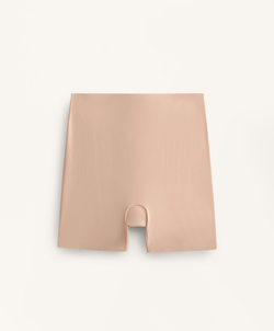 OYSHO Бесшовные шорты с высокой талией, вырезанные лазером, бежевый