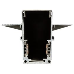 Магнитный трековый шинопровод ЭРА TRM-R20-100B встраиваемый NOVA 1м 48V черный | Магнитный шинопровод и аксессуары