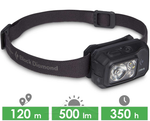 Фонарь налобный Black Diamond Storm, 500-R люмен, Black (BD 6206750002ALL1)