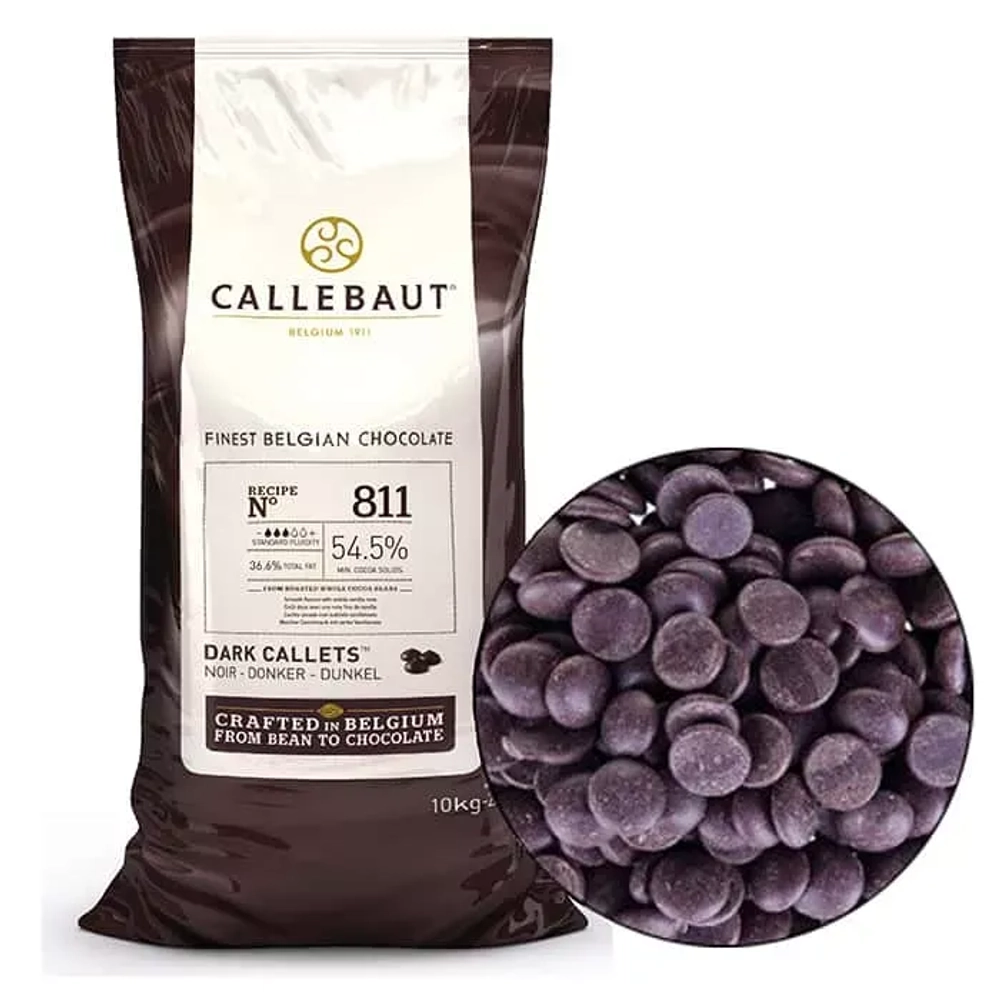 Шоколад темный Callebaut 54,5% 811NV-595 2*10кг, шт