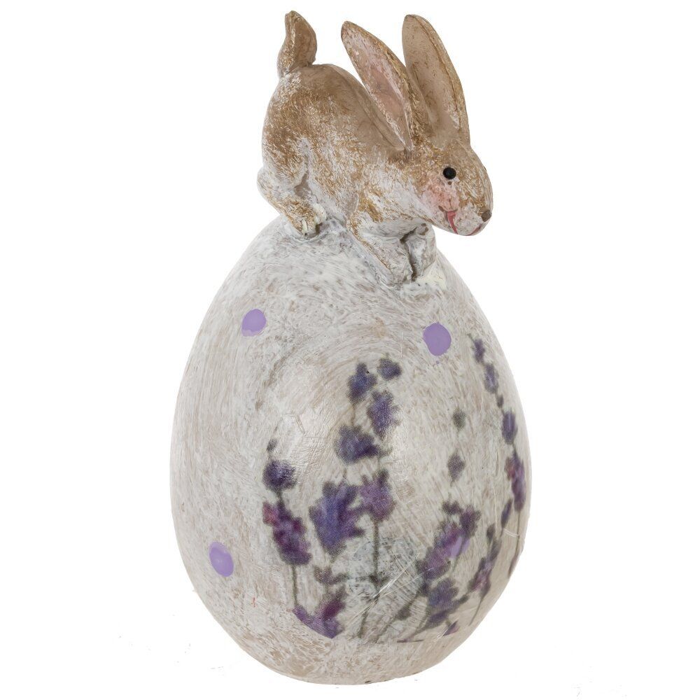 GAEM Фигурка декоративная "Заяц на яйце", L4 W4 H6 см, 2в.
