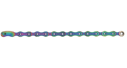 Велосипедная цепь SRAM XX1 EAGLE 126LI (126 звеньев), PWR.LCK (замок), 12S (12 скоростей) Rainbow (радужная)