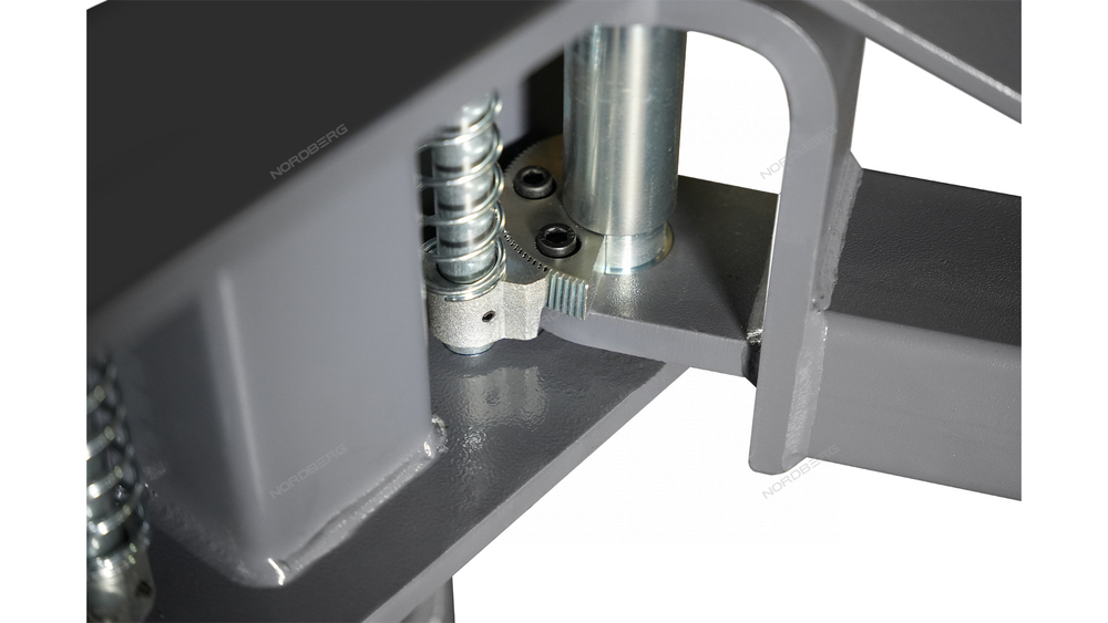 Подъемник двухстоечный 4 т, верхняя синхронизация, H=3,6 м, 220 В, серый NORDBERG N4120H-4G_3+2_220