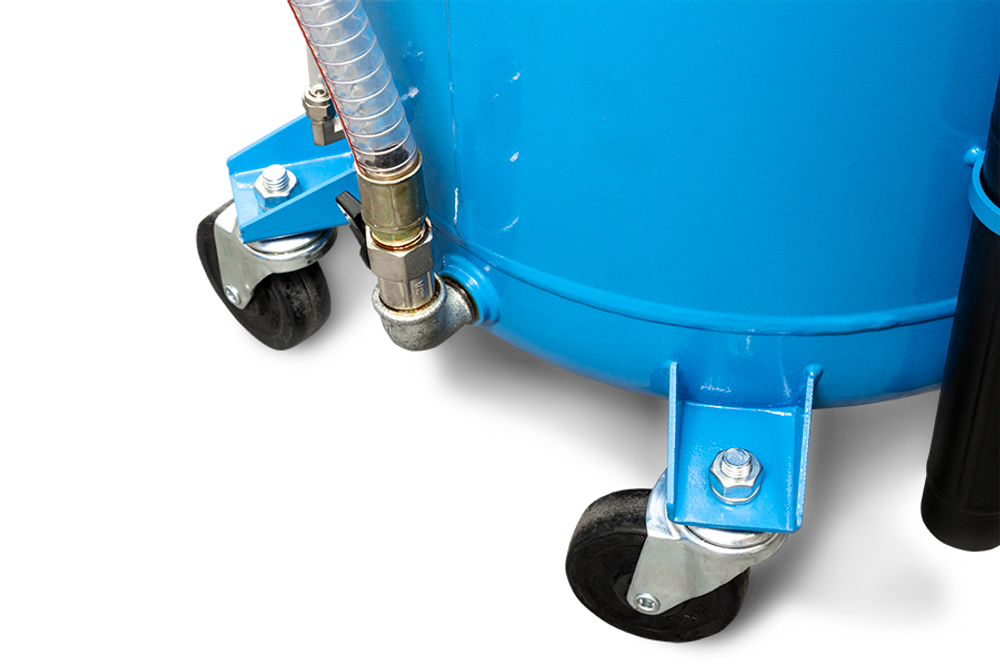 Установка для замены масла со сливной воронкой, щупами и колбой 70 л., MC7003