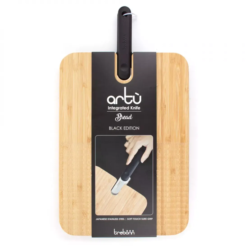 Доска разделочная 43x24x2.4см Trebonn Chopping boards and Knives черная