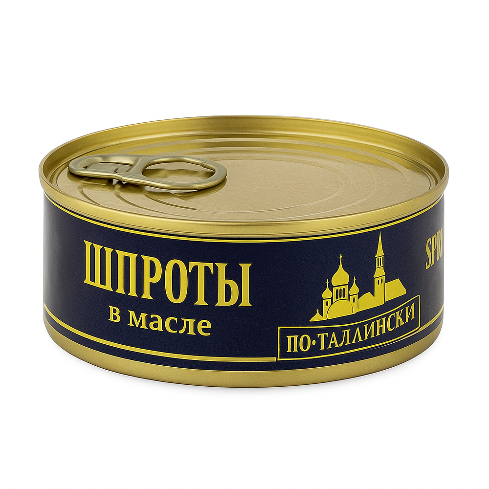 Шпроты в масле по-таллински 240 гр