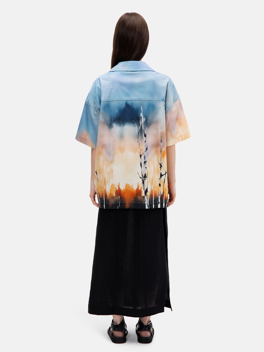 Рубашка Яндекс Гавайская желтая