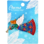 Брошь «Рождественское чудо - Ангел», 5*3см