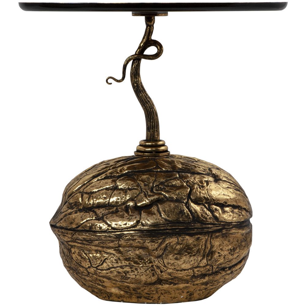 Столик декоративный Царский орех Золото