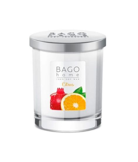 Цитрус, ароматическая свеча, Bago home