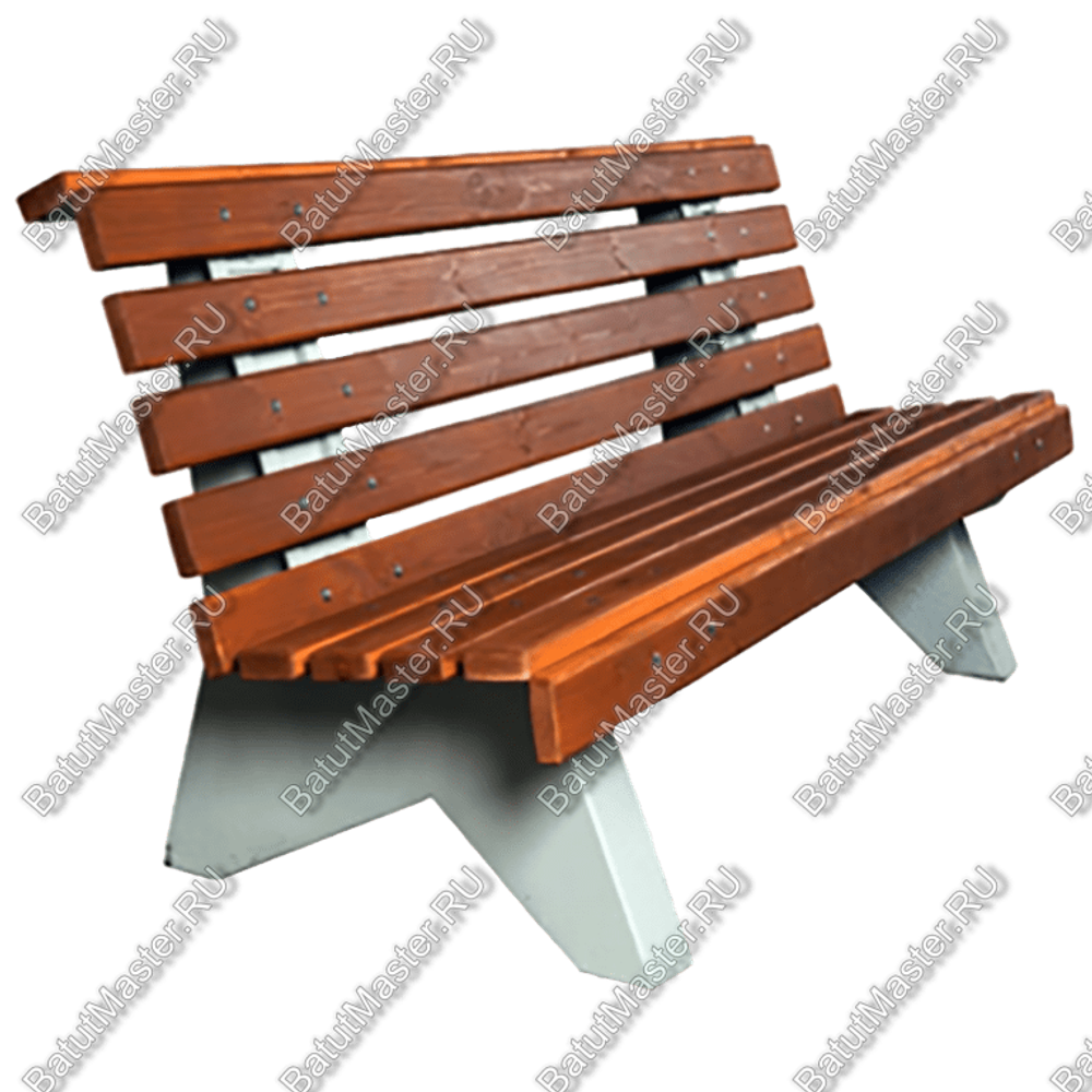 СКАМЕЙКА ПАРКОВАЯ СО СПИНКОЙ