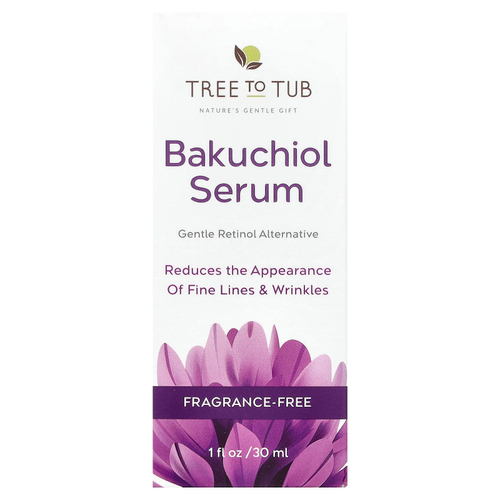 Tree To Tub, Bakuchiol Serum, без отдушек, 30 мл (1 жидк. унц.)