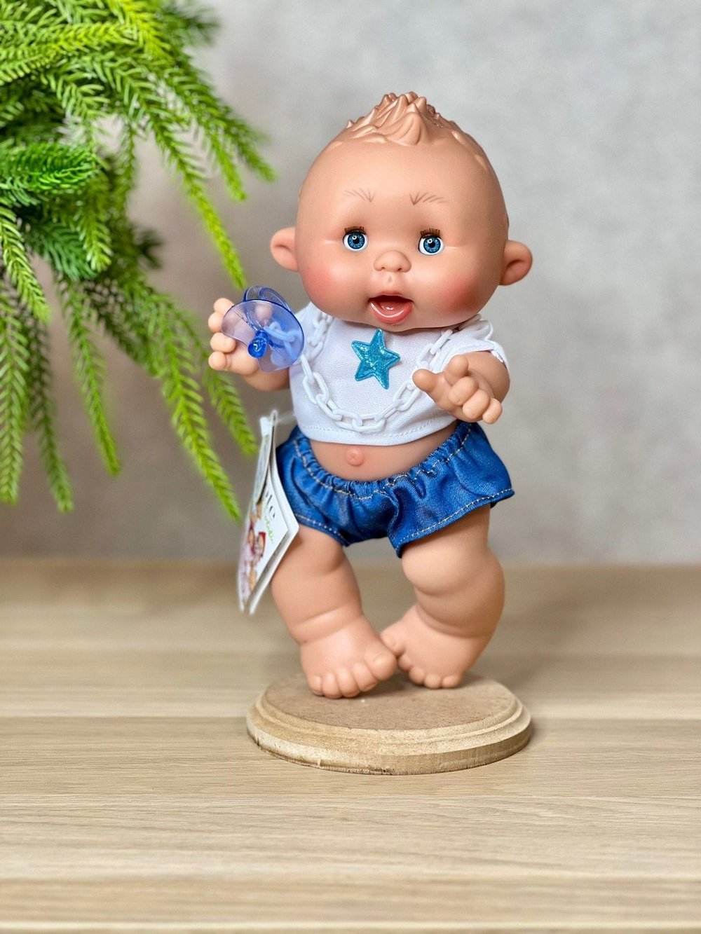 Пупс Nines 26см PEPOTE с закрывающими глазками (N814D)