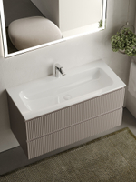 Тумба с раковиной Sancos Snob R 100 см SNR100SM doha soft