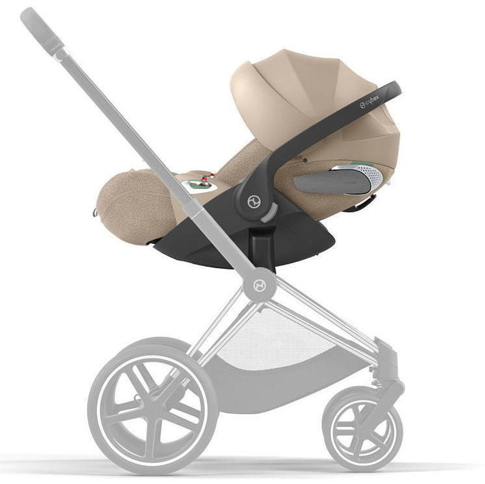 Коляска Cybex Priam IV Rosegold complete Cloud T Cozy Beige Plus Base T 3 в 1 Mirage Grey
