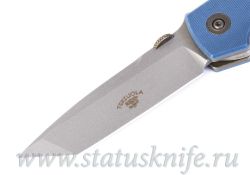 Нож Bob Terzuola ATCF Tanto Slate Blue Dropфотография - 2