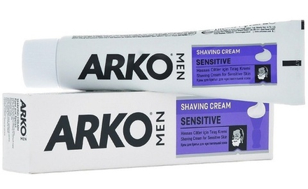 Arko Men Крем для бритья Sensitive, для чувствительной кожи, 65 гр