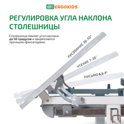 Детский стол и стул Ergokids Krona