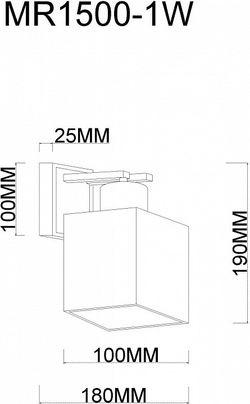 Бра MyFar Eileen MR1500-1W