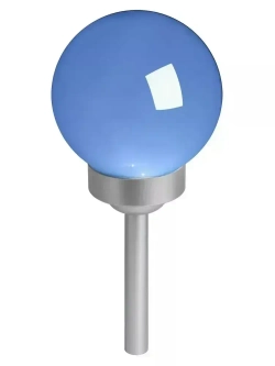 Светильник уличный ЭРА ERASF22-55 Шар на солнечной батарее садовый RGB d 15 см