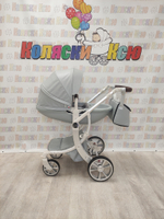 Коляска трансформер Farfello Aimile Pro молочный