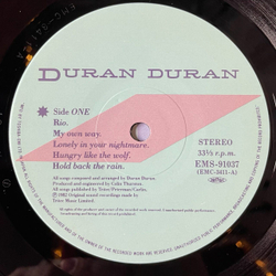 Винтажная виниловая пластинка LP Duran Duran Rio (Japan 1982) (Obi) Last Chance On The Stairway