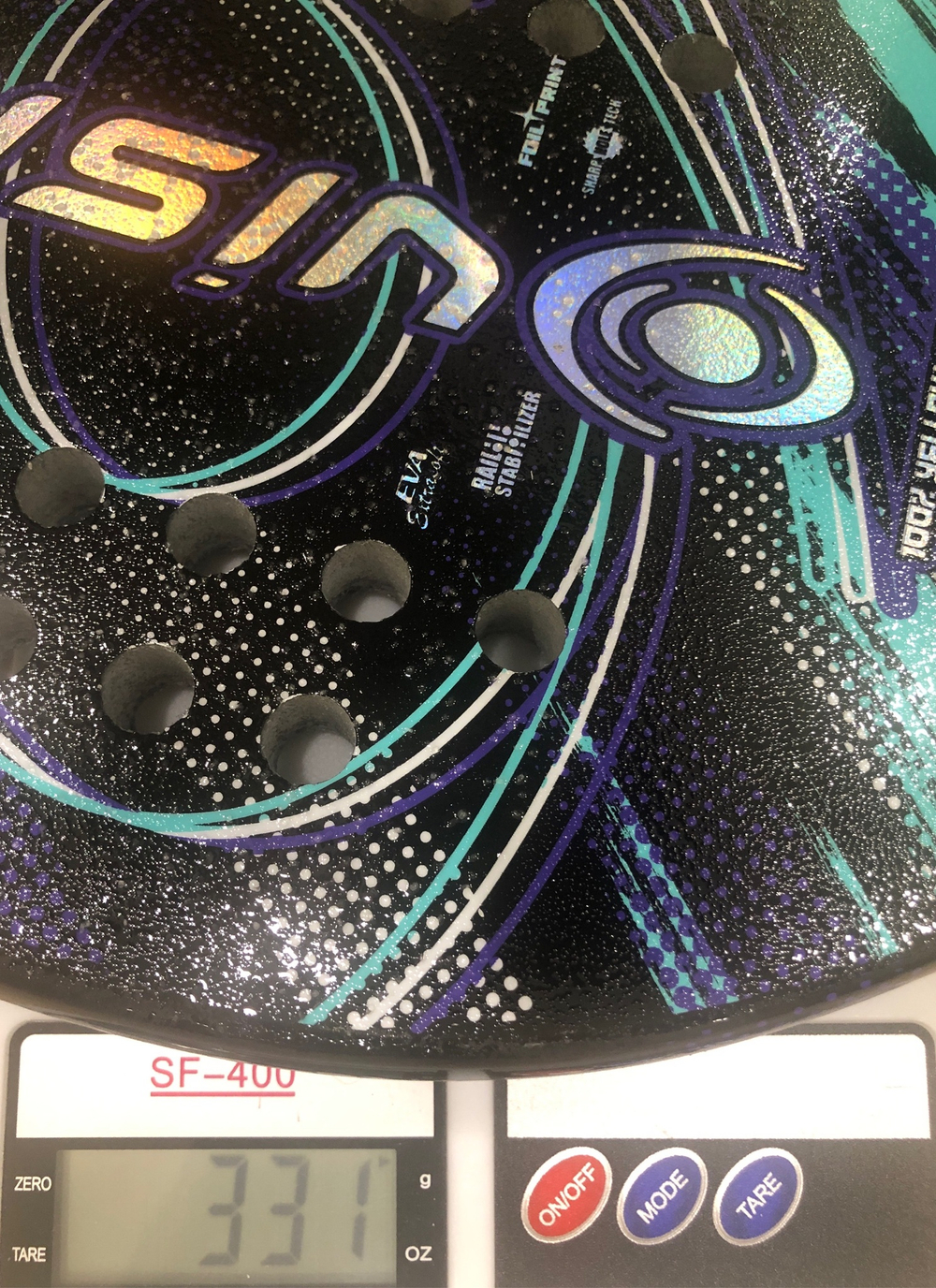 Ракетка Precision K 2.4 Vision 2.4 с нанесением Rotor