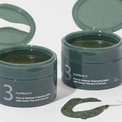Numbuzin No.3 Pore & Makeup Cleansing Balm with Green Tea and Charcoal 85ml