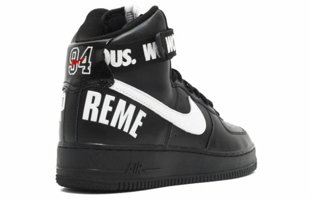 Кроссовки Supreme X Nike Air Force 1 World Famous Black